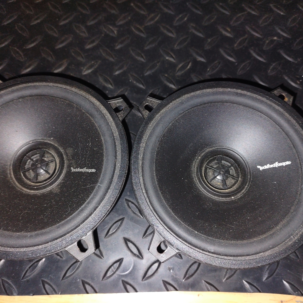 Rockford Fosgate Black Car Stereo Speakers